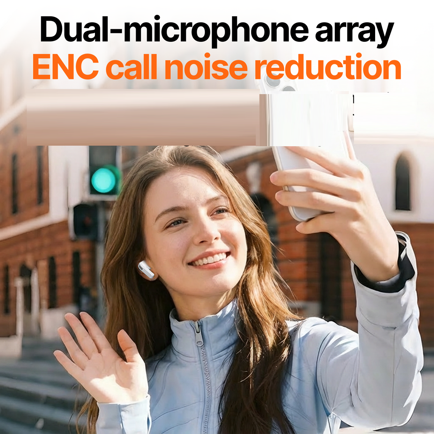 AI Translation Earbuds Real Time Wireless Bluetooth Headphones In-Ear Translator Earphones with Touch Screen Support 150 Languages Translation AI Ear Buds for Travel Business Learning