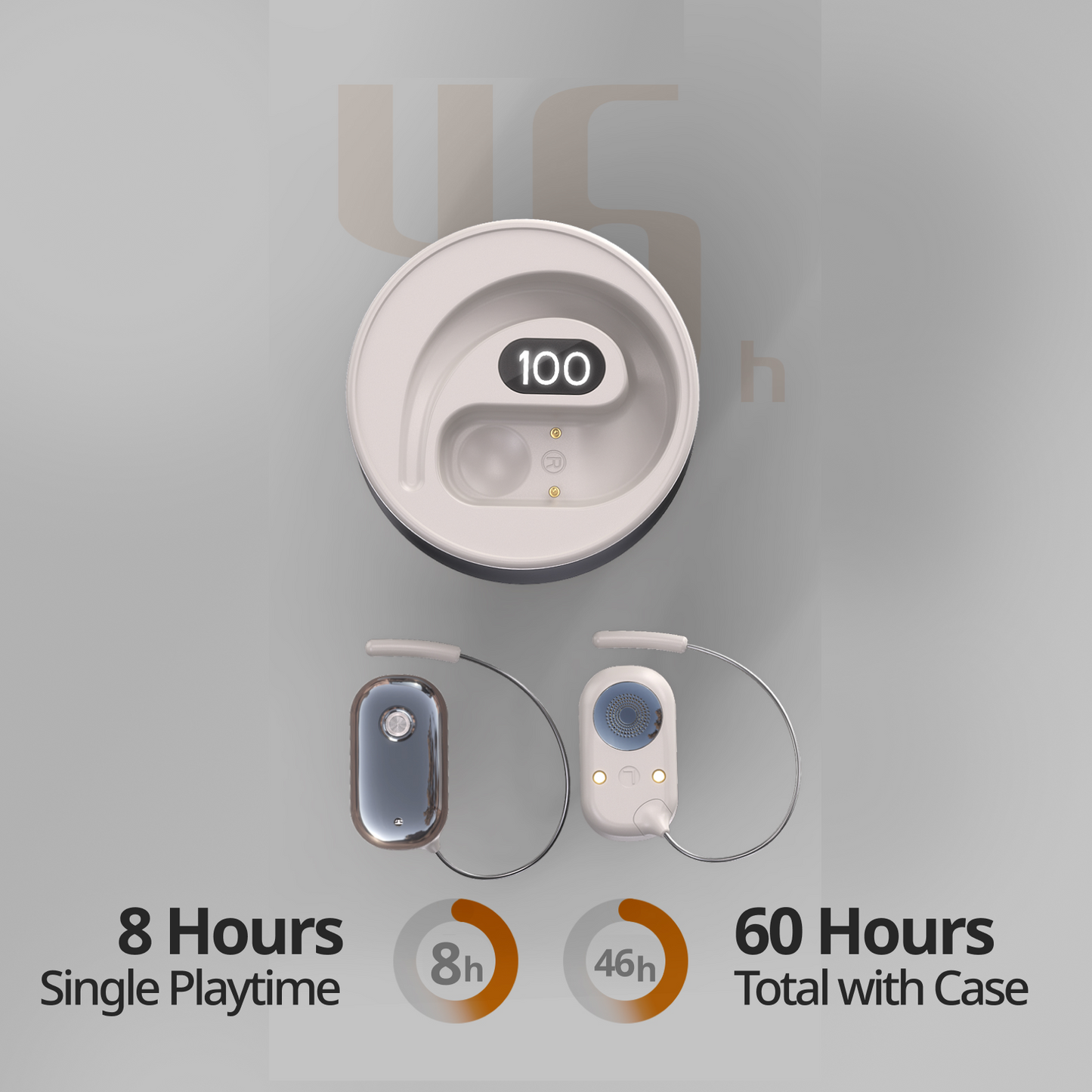 AI Translation Earbuds Real Time Two-Way Translation of Call Voice OWS Open-Ear Headphones Wireless Bluetooth Translator Earphones for Travel Business Meetings & Learning