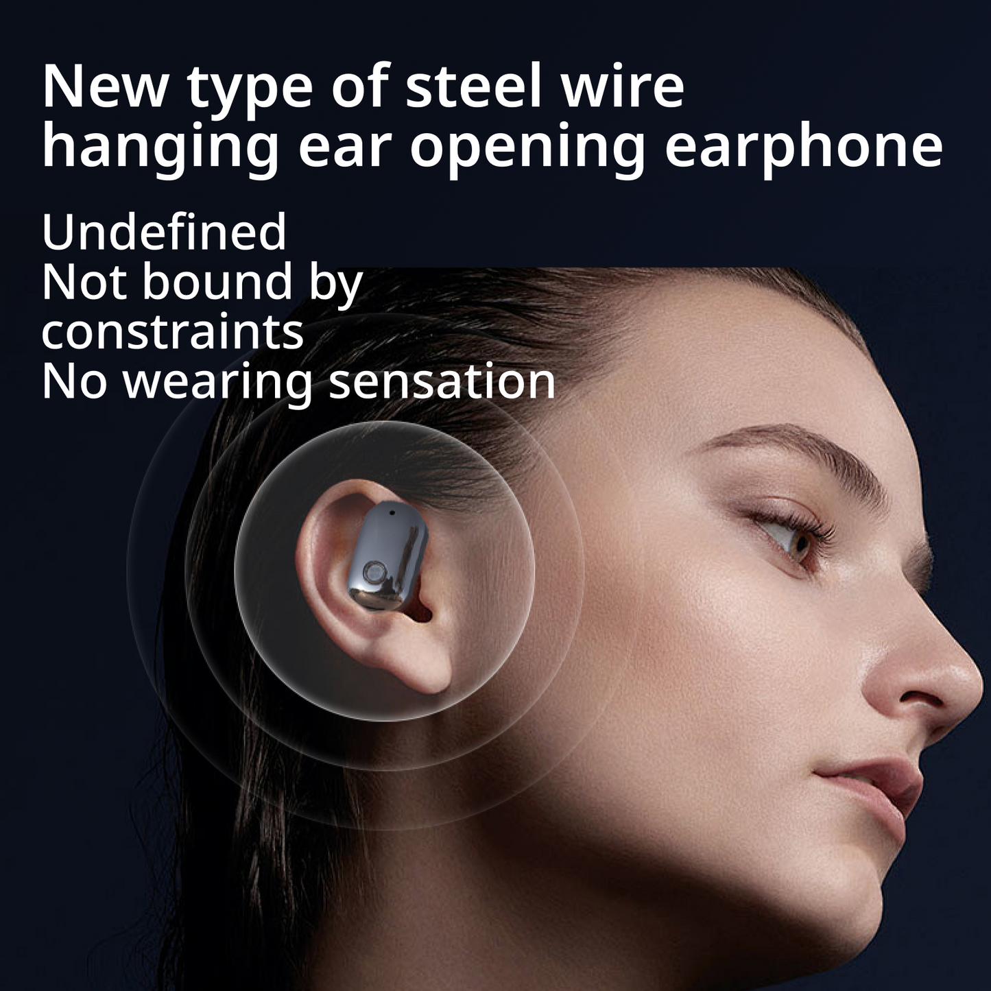 AI Translation Earbuds Real Time Two-Way Translation of Call Voice OWS Open-Ear Headphones Wireless Bluetooth Translator Earphones for Travel Business Meetings & Learning